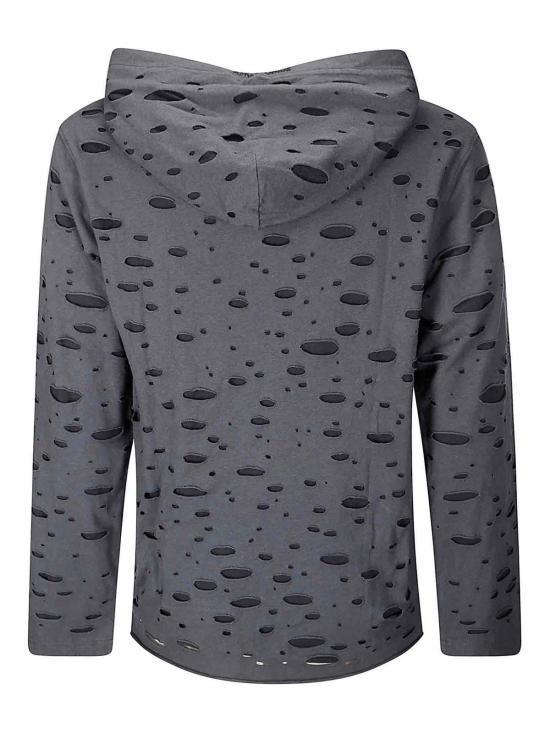 25SS 아크네 스튜디오 후드 티셔츠 BL0407BM0 Black - ACNE STUDIOS