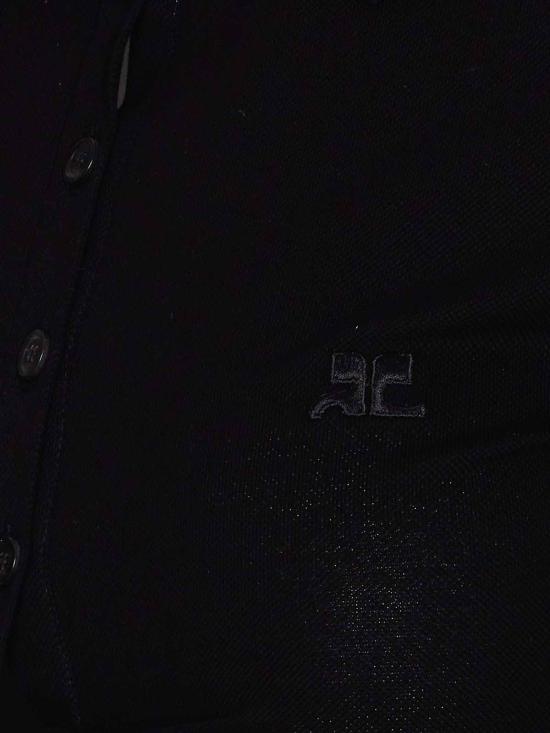  쿠레쥬 폴로 티셔츠 225JPO048JS01939999 Black - COURREGES