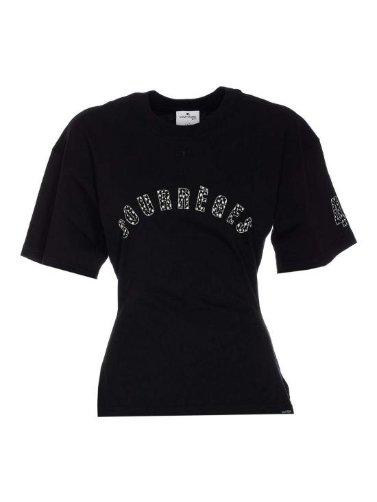 25SS 쿠레쥬 반팔 티셔츠 225JTS168JS0112B177 Black