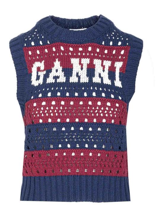  가니 베스트 K2568999 Multicolour - GANNI