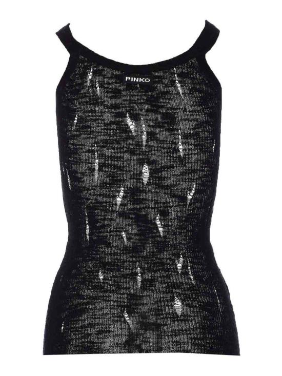 25SS 핑코 민소매 티셔츠 105143A2LPZ99 Black - PINKO