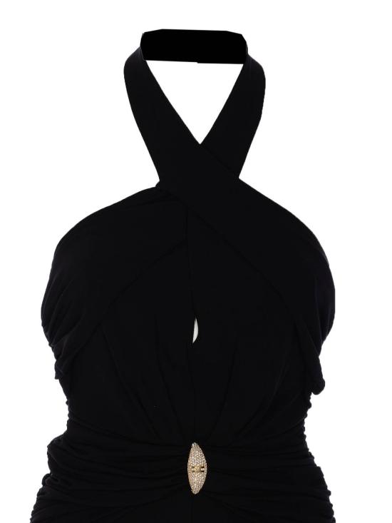 25SS 엘리자베타프랜치 롱 스커트 AB71952E2110 Black - ELISABETTA FRANCHI