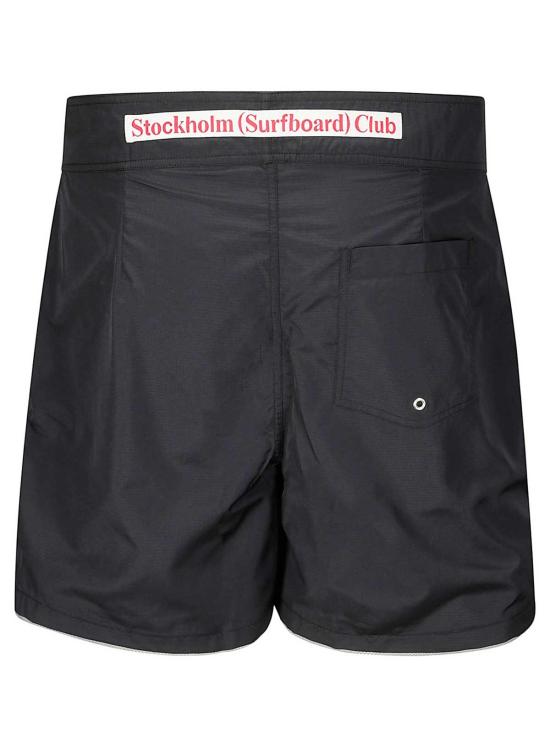 25SS 스톡홀름 서프보드 클럽 숏팬츠 M6000044B90BLACK Black - STOCKHOLM SURFBOARD CLUB