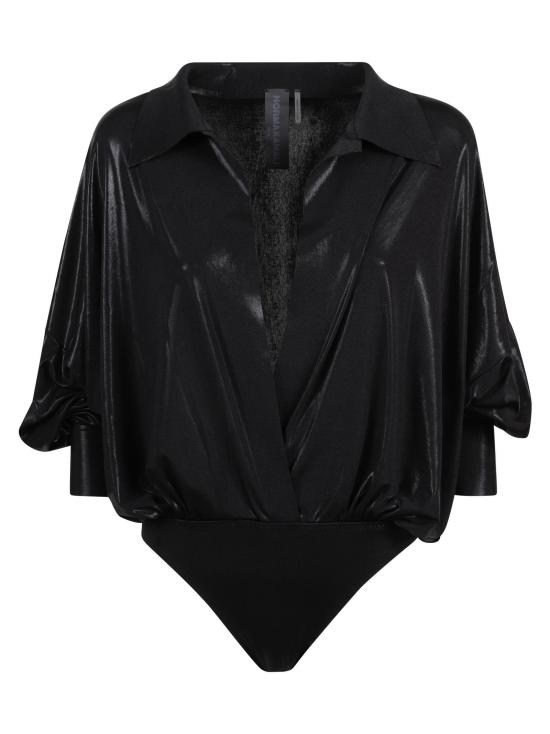 25FW 노마카말리 바디수트 티셔츠 ST225BLM183001 BLACK Black