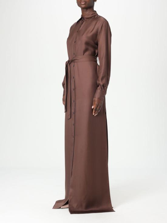 25FW 톰포드 롱 원피스 AB3429FAX1426 KB745 Brown - TOMFORD