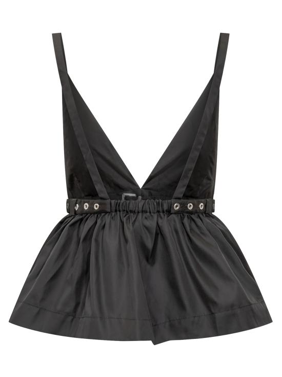 25SS 가니 민소매 티셔츠 W0175 099 BLACK - GANNI