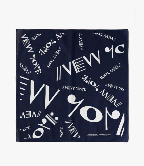  엔지니어드가먼츠 머플러/스카프 엔지니어드 가먼츠 프린트 반다나 뉴욕 반다나