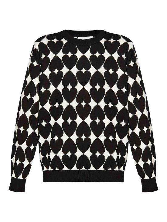 25FW 모스키노 긴팔 티셔츠 091755062555 Black