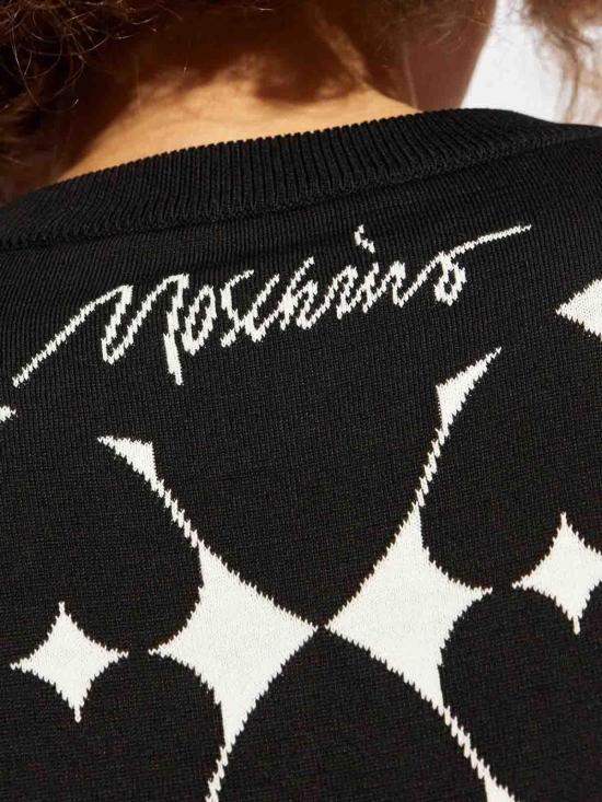 25FW 모스키노 긴팔 티셔츠 091755062555 Black - MOSCHINO