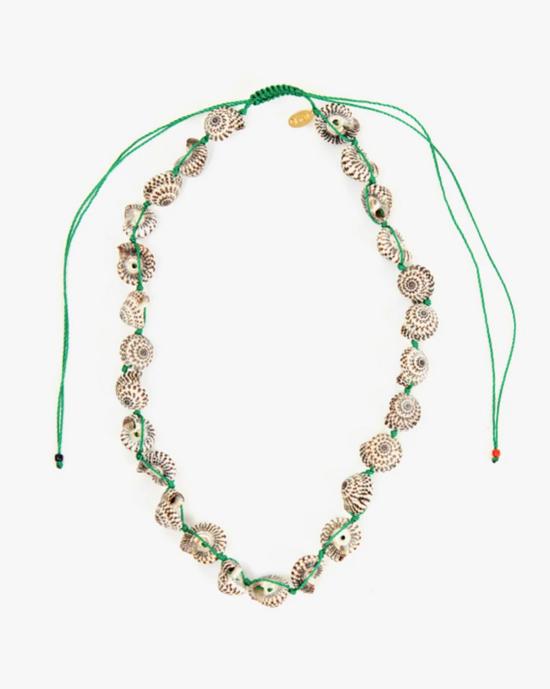  클레어 브이 목걸이/팬던트 클레어 V. 체커 쉘 목걸이