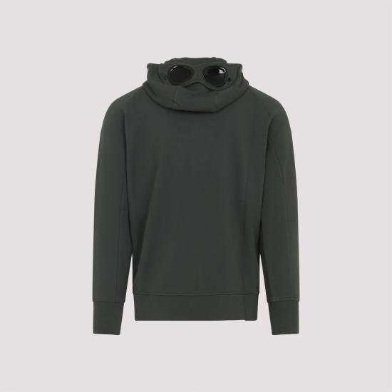 25FW 씨피 컴퍼니 다이애그널 레이즈드 플리스 고글 스웨트셔츠 19CMSS715A005086W978 DARK SHADOW DOM - C.P. COMPANY