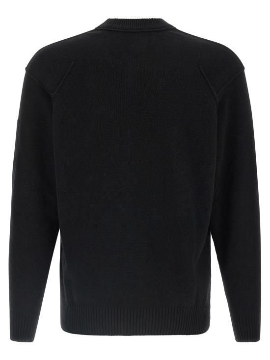 25FW 씨피 컴퍼니 램스울 GRS 크루넥 렌즈 스웨터 RFCMKN707A110149A999 BLACK DOM - C.P. COMPANY