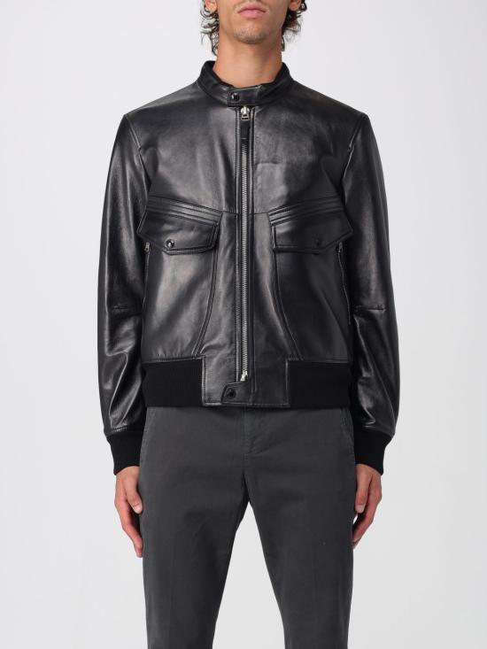 25FW 톰포드 가죽 자켓 LBS075LMN028LB999 BLACK DOM