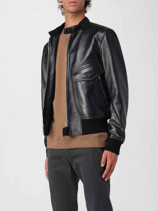 25FW 톰포드 가죽 자켓 LBS075LMN028LB999 BLACK DOM - TOMFORD