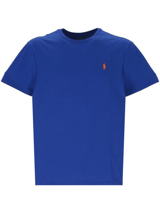 25SS 폴로 랄프로렌 포니로고 자수 반팔 티셔츠 710671438 396 BLUE SATURN C2429