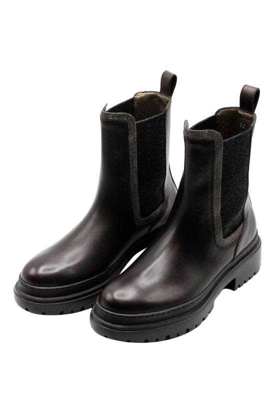 25FW 브루넬로 쿠치넬리 부츠 MZBSG2280 C6807 Brown