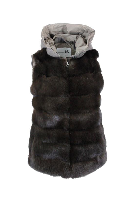 25FW 만조니24 베스트 M812Z BROWN Brown - MANZONI24