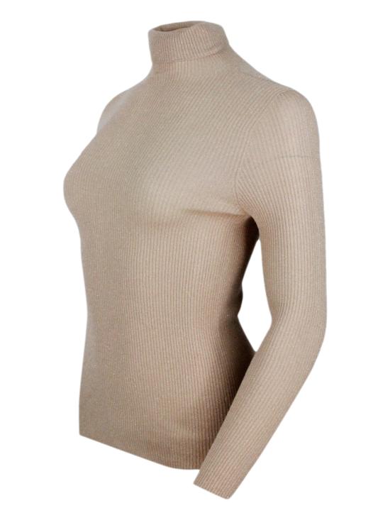 25FW 파비아나 필리피 터틀넥 MAD213F082D573 2181 Beige - FABIANA FILIPPI