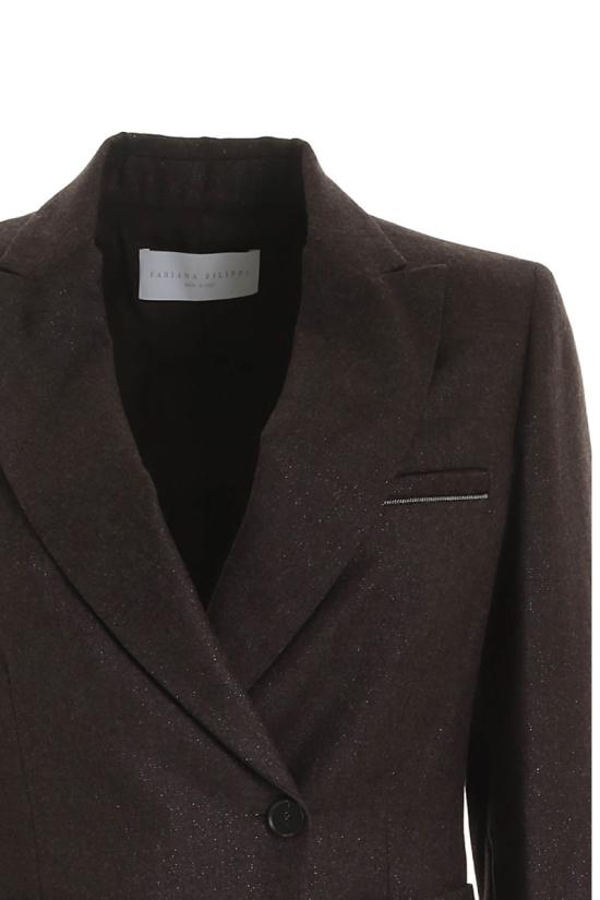 25FW 파비아나 필리피 수트 자켓 GCD220W209 C4881165 Brown - FABIANA FILIPPI