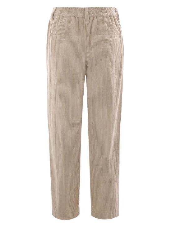 25FW 브루넬로 쿠치넬리 스트레이트 팬츠 MD574P8773C9610 Beige - BRUNELLO CUCINELLI