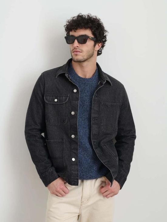  알렉스 밀 데님 자켓 워크 재킷 빈티지 워시 데님