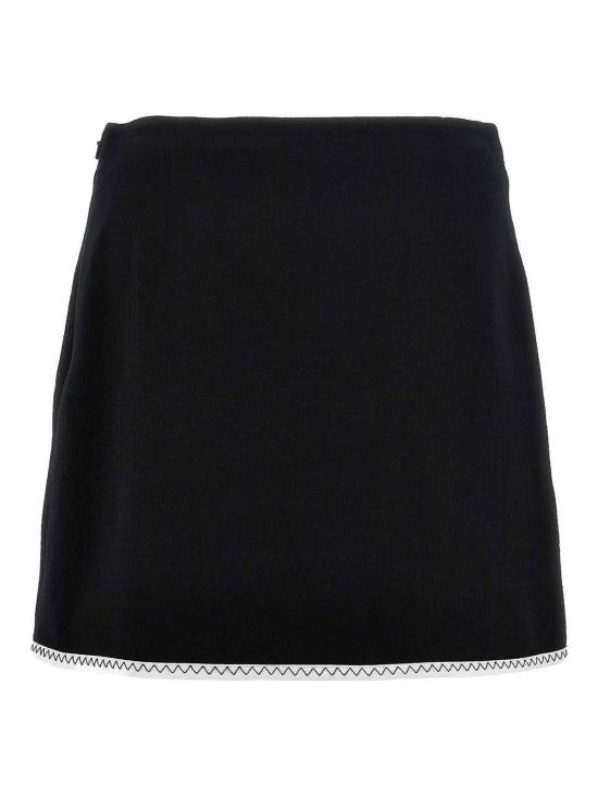 25FW 모스키노 숏 원피스 012155170555 Black - MOSCHINO