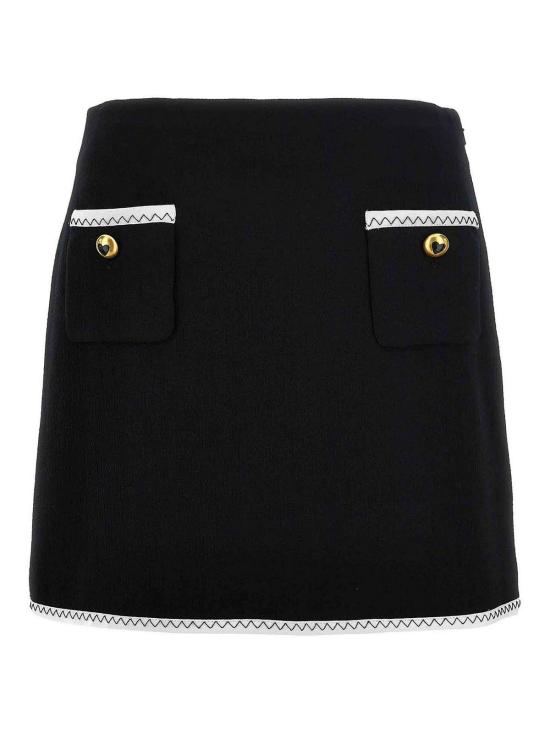 25FW 모스키노 숏 원피스 012155170555 Black