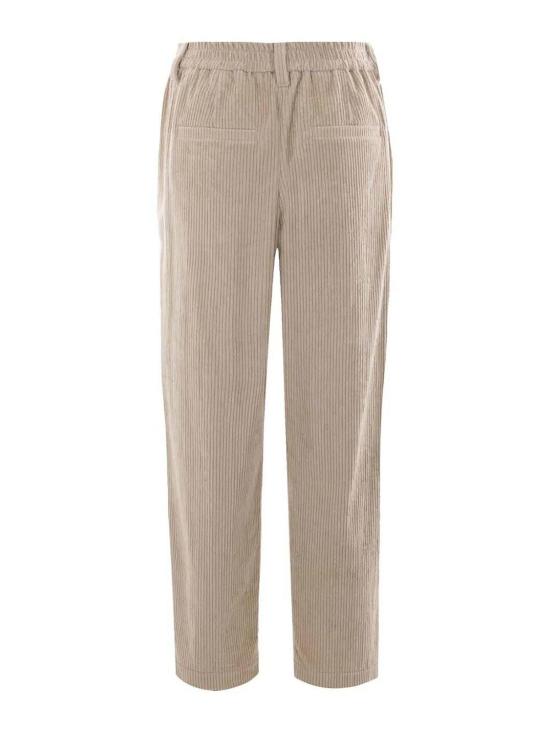 25FW 브루넬로 쿠치넬리 스트레이트 팬츠 MD574P8773C9610 Beige - BRUNELLO CUCINELLI