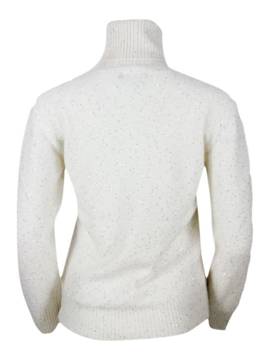 25FW 파비아나 필리피 터틀넥 스웨터  MAD214F066D29625 Beige - FABIANA FILIPPI