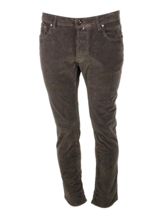 25FW 야콥코헨 스트레이트 팬츠 QE004054S3838F44 BROWN