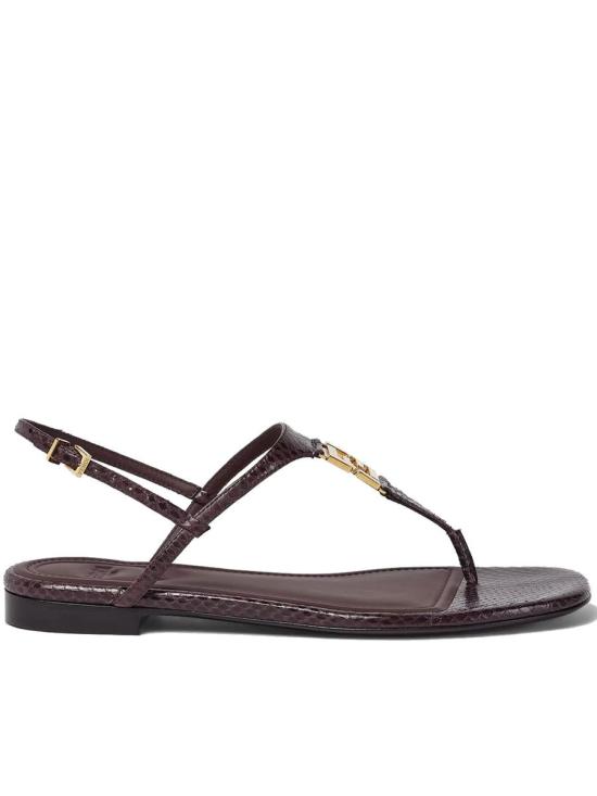 25FW 펜디 샌들 8Y8713 AUEE F1SIZ BLACK PURPLE Black