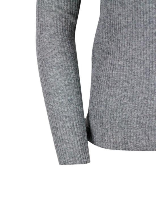 25FW 파비아나 필리피 플래티넘 스웨터  MAD214F021D2308132 GREY - FABIANA FILIPPI