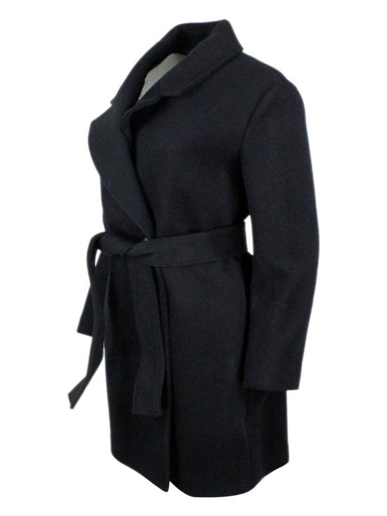 25FW 알마니 코트 XW001431AF16206UC001 Black - ARMANI