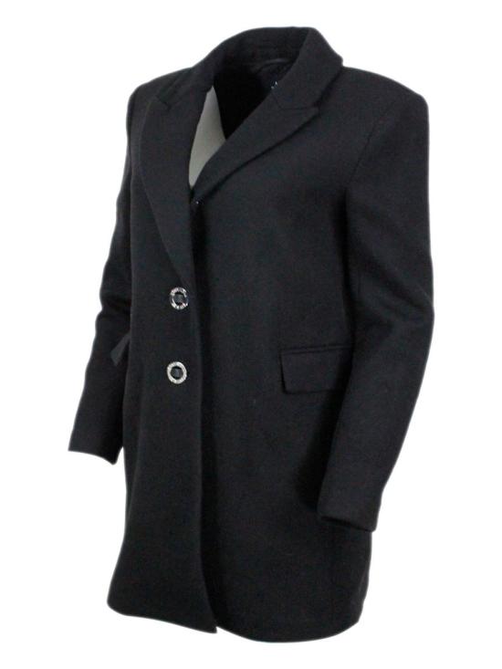 25FW 알마니 코트 XW000716AF162062UC001 Black - ARMANI