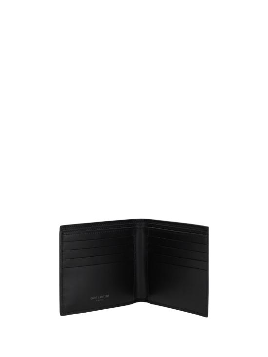 25FW 생로랑 타이니 모노그램 반지갑 6077271JB0U 1000 BLACK - SAINT LAURENT