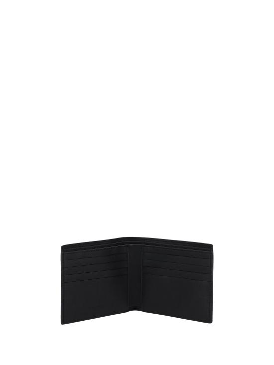 26SS 생로랑 로고 이스트/웨스트 반지갑  396307DZEDE 1000 BLACK - SAINT LAURENT