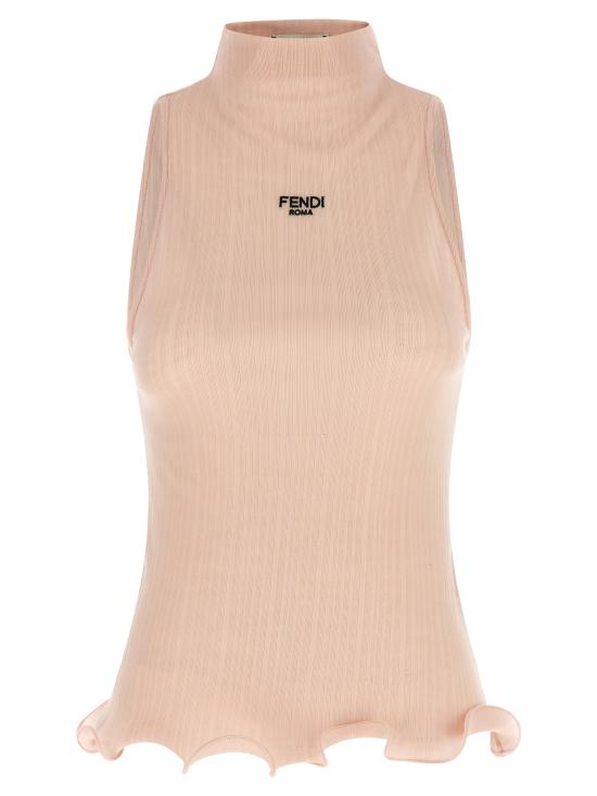 25FW 펜디 민소매 티셔츠 FS9740AVFEF1T6T Pink