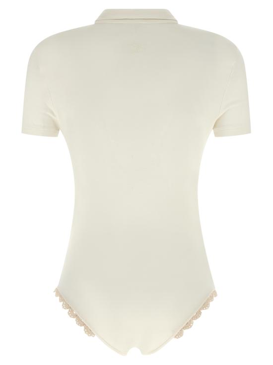 25FW 마그다뷰트림 바디수트 티셔츠 205725CREAM White - MAGDA BUTRYM