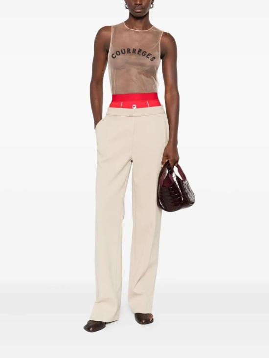 25FW 쿠레쥬 민소매 티셔츠 325JTO459PA0140 1007 SAND - COURREGES