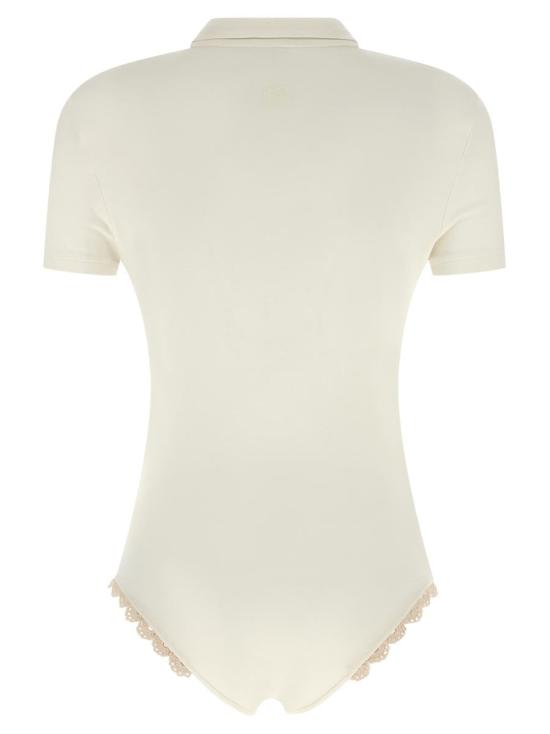 25FW 마그다뷰트림 바디수트 티셔츠 205725CREAM WHITE - MAGDA BUTRYM