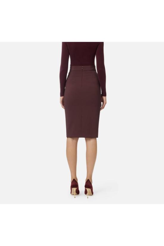 25FW 엘리자베타프랜치 미디 스커트 GO13456E2EA4 RED - ELISABETTA FRANCHI