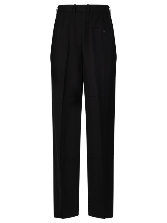 25FW 발렌시아가 스트레이트 팬츠 841107 TRT01 1000 BLACK - BALENCIAGA