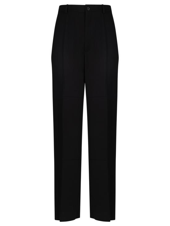 25FW 발렌시아가 스트레이트 팬츠 841107 TRT01 1000 BLACK