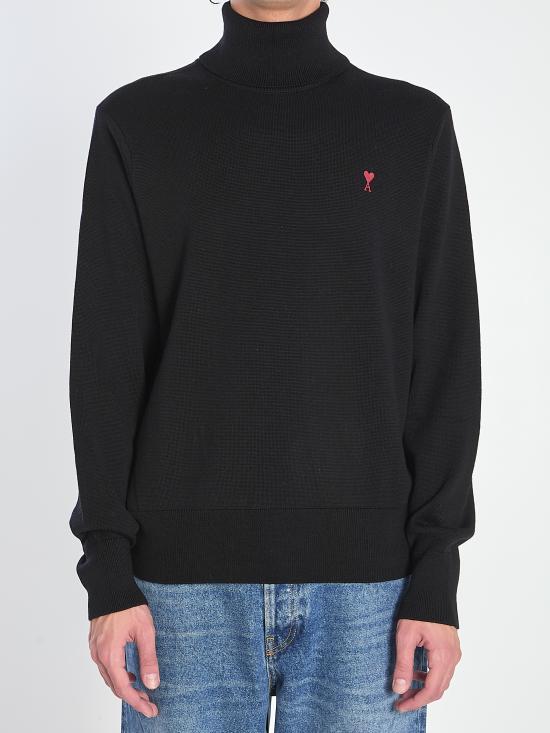 25FW 아미 터틀넥 HKS827001 009 BLACK