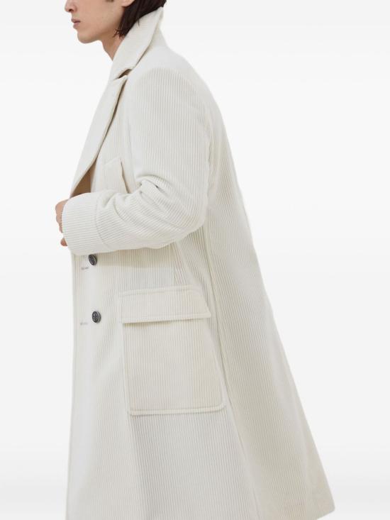 25FW 브루넬로 쿠치넬리 코트 MV4239139KC369 WHITE - BRUNELLO CUCINELLI
