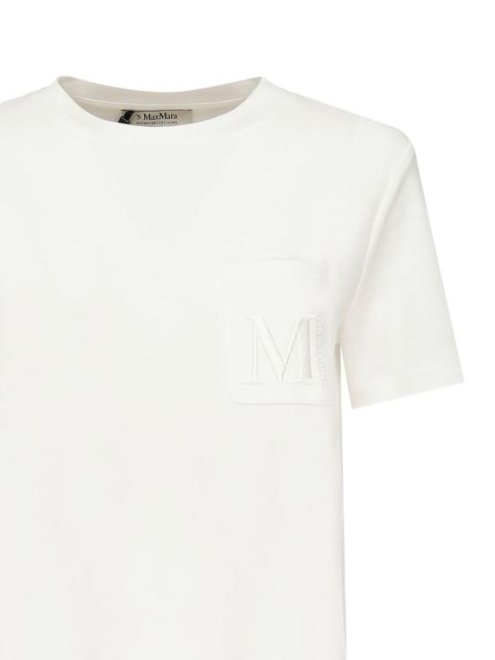 25FW 에스막스마라 반팔 티셔츠 29976011600001 WHITE - 'S MAX MARA
