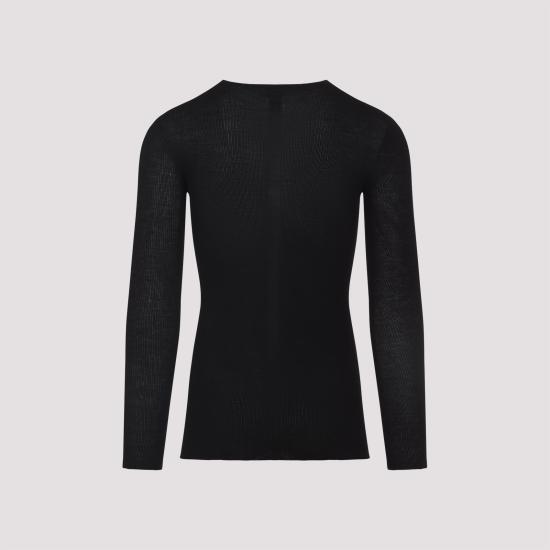 25FW 릭 오웬스 스웨터 RU02E1637RIBM 09 BLACK - RICK OWENS