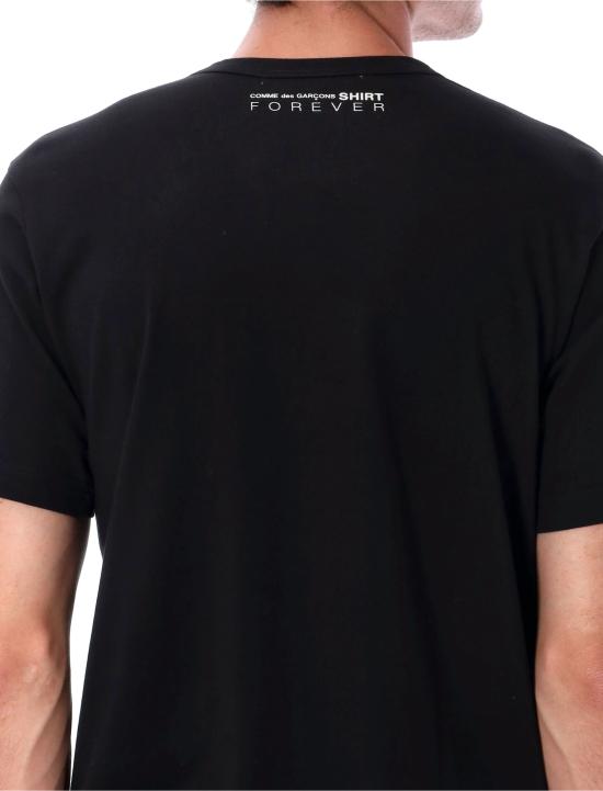25FW 꼼데가르송 반팔 티셔츠 FZT004051 1 BLACK - COMME DES GARCONS
