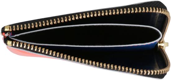 25FW 꼼데가르송 남성지갑 SA3100SF 3 ORANGE GREEN - COMME DES GARCONS