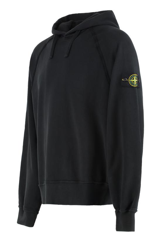 25FW 스톤 아일랜드 후드 티셔츠 6100023S0A20V0029 black - STONE ISLAND